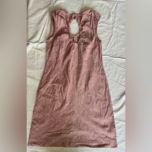 Royal Robbins Chambray Summertime Red Cotton Dress